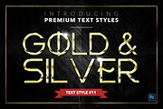 Gold & Silver #4 - 20 Text Styles, a Layer Style Add-On by Jonas Stensgaard (Thumbnail 12 of 23)