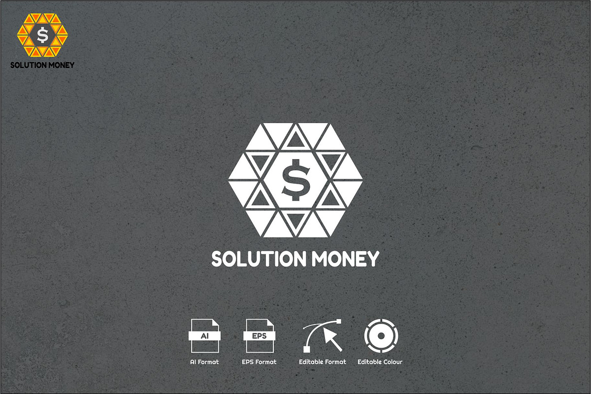 Solution Money Design Logo Template, a Branding & Logo Template by Ingat Sahabat (Photo 1 of 3)