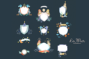 La Mer Crest collection, an Illustration by KLUGE+CO (Thumbnail 9 of 14)