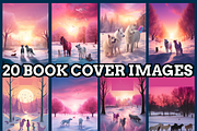 Dog Park in Winter Coloring Pages, an Animal Illustration by maggiesar (Thumbnail 2 of 4)