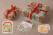 Santa Post office bundle, a Seasonal Illustration by Carpet Tapete Pretzel (Thumbnail 11 of 24)