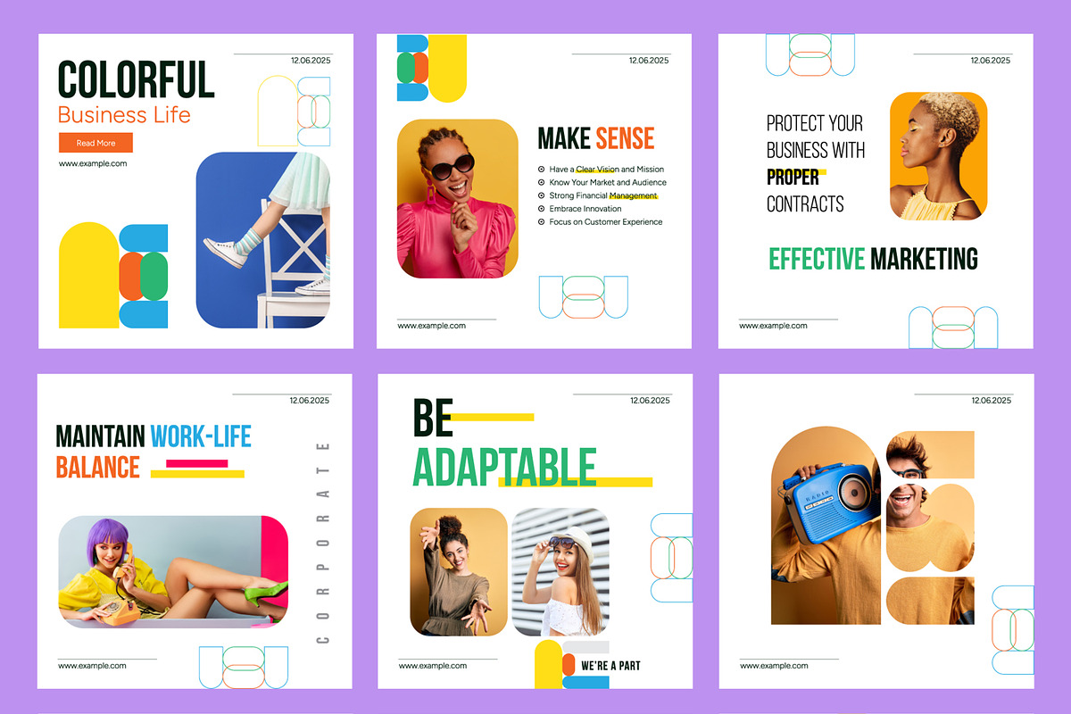 Corporate Social Media Post Design, an UI Kit Template by CreativeShaper (Photo 2 of 3)