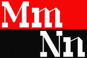 DANGER - Slab Serif Font, a Slab Serif Font by Dauum Works (Thumbnail 11 of 11)