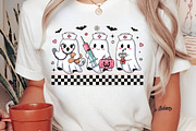 Cute Pink Halloween Nurse Ghost Png, an Illustration by Libby Wishes (Thumbnail 7 of 8)