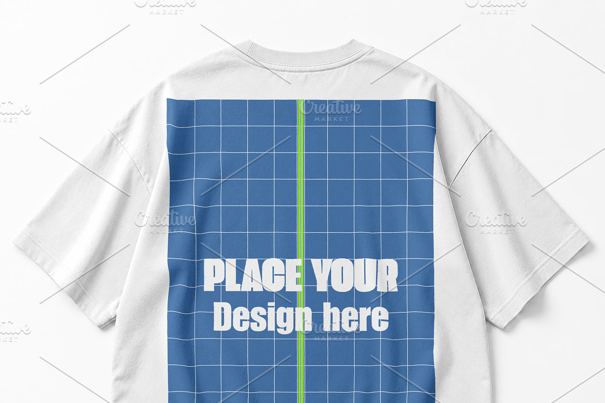 Oversized T-Shirt Flat Lay Mockup, a Shirt Mockup by Pixel Foundry (Photo 3 of 3)