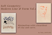 Soft Geometry: Modern Line, a Decorative Illustration by Vika_Softlife (Thumbnail 1 of 5)