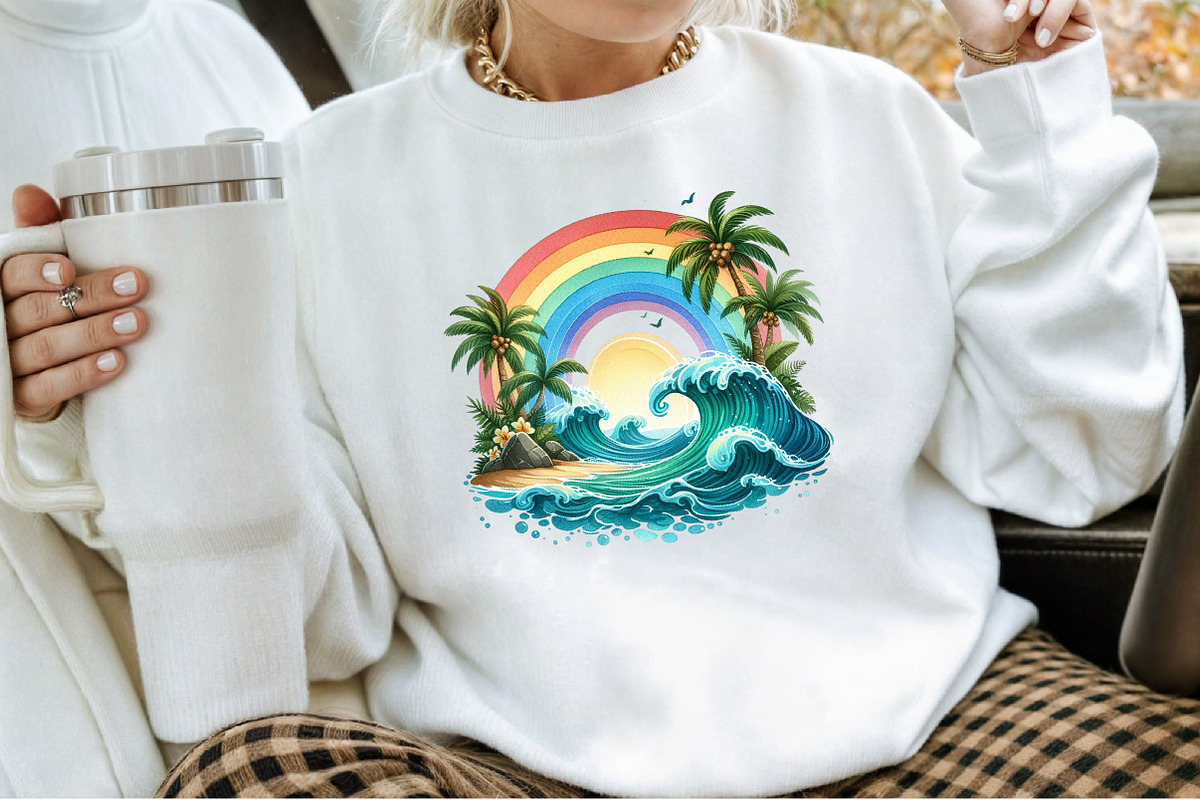 Summer in Hawaii Clipart, an Illustration by Sublimation Artist (Photo 4 of 6)