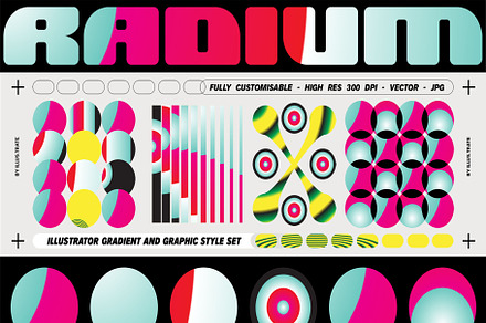 RADIUM - Ilustrator Gradients