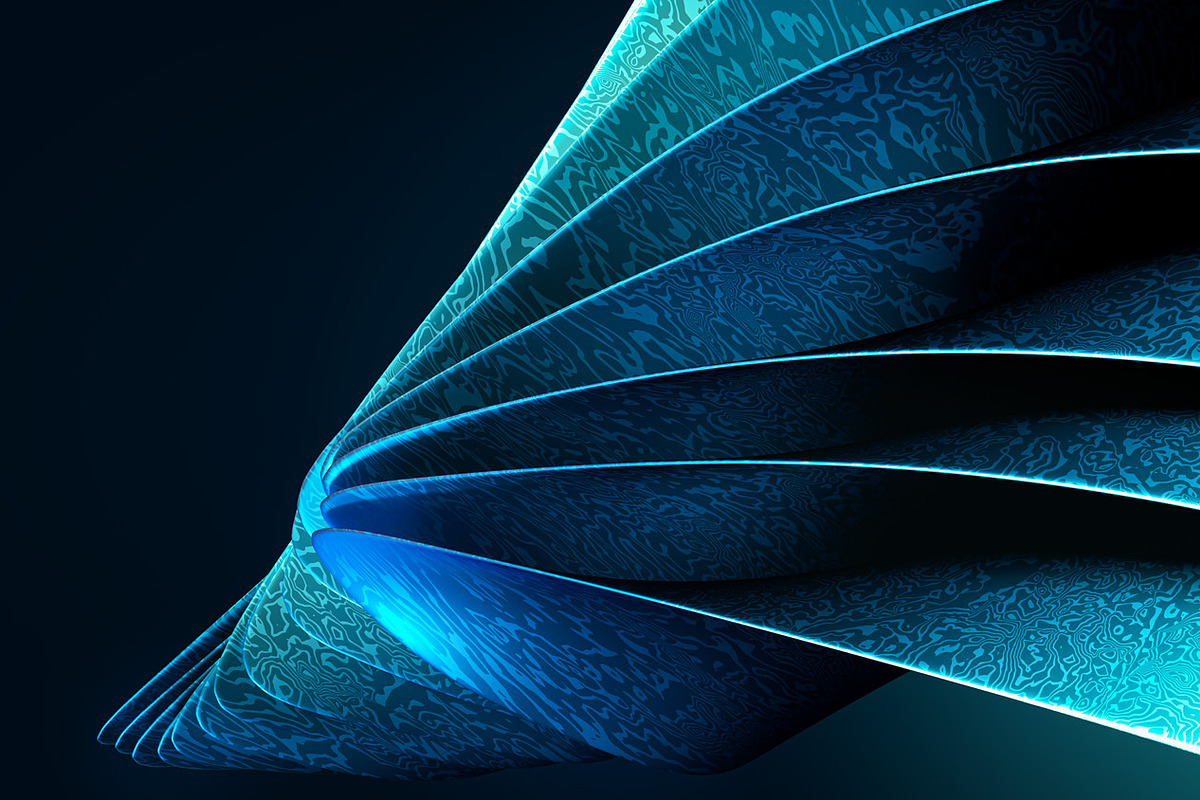 12 Modern Abstract Wavy Design Shape, an Object 3D Model by NikitaKapustin (Photo 4 of 13)