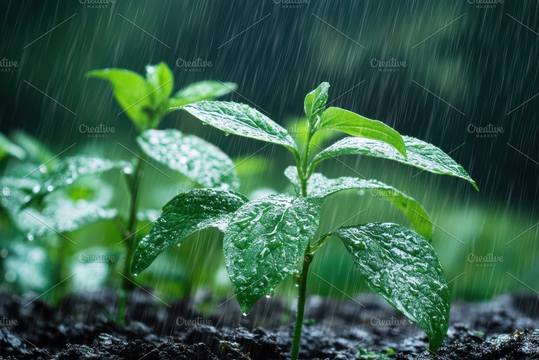 Fresh green leaves thrive under gent, a Photo by Iftikhar Alam