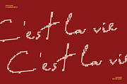 CS Wardine Disco, a Script Font by Craft Supply Co. (Thumbnail 6 of 8)