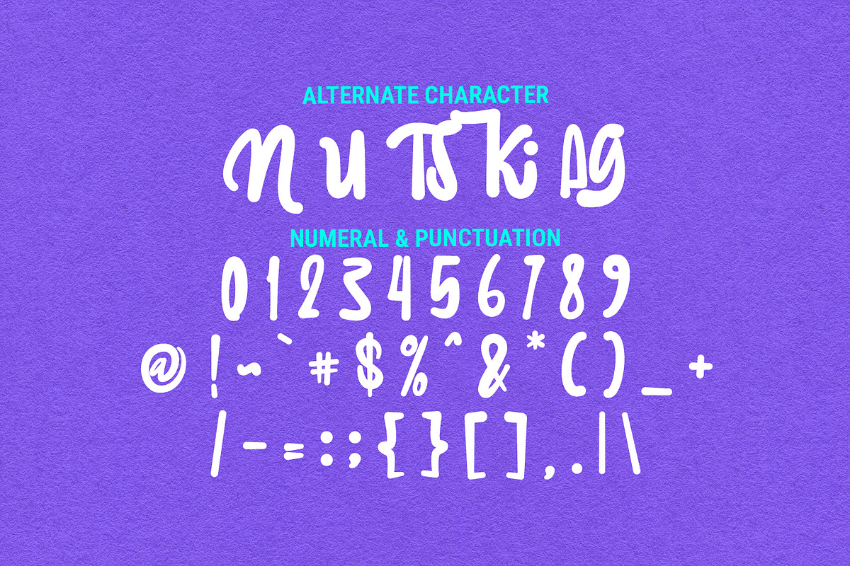 Tsukiyo Nagara Display Font, a Handwritten Font by Maulana Creative (Photo 7 of 8)