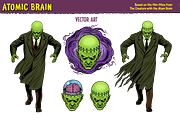 Atomic Brain Horror Font, a Handwritten Font by Paper Moon Graphic Supply (Thumbnail 10 of 13)