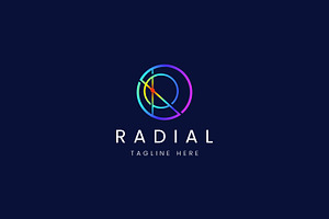 Radial Orbital Logo Letter R Linear, a Branding & Logo Template by Signatoro