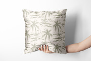 Subtle Painted Palm Trees, a Wallpaper Graphic by MalyskaStudio (Thumbnail 4 of 5)