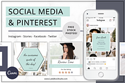 Branding Bundle | Canva Turquoise, a Social Media Template by Lady Boss Studio (Thumbnail 3 of 5)