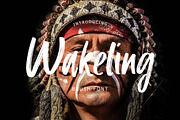Wakeling Brush Font, a Script Font by Giant Design (Thumbnail 1 of 10)