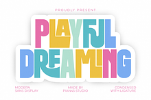 Playful Dreaming - Modern Display