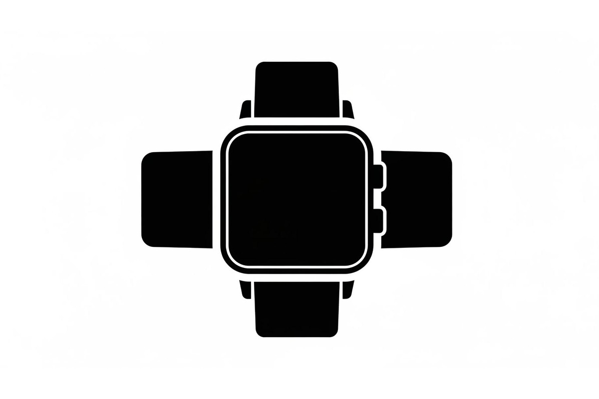 Minimal Smartwatch Time Icon Set, an Icon by musafir_fashion (Photo 7 of 13)