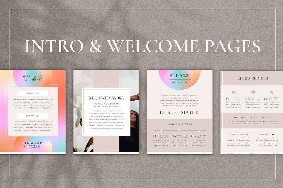 Welcome Packet & Service Guide, a Design Template by Studio Soluna (Photo 8 of 13)