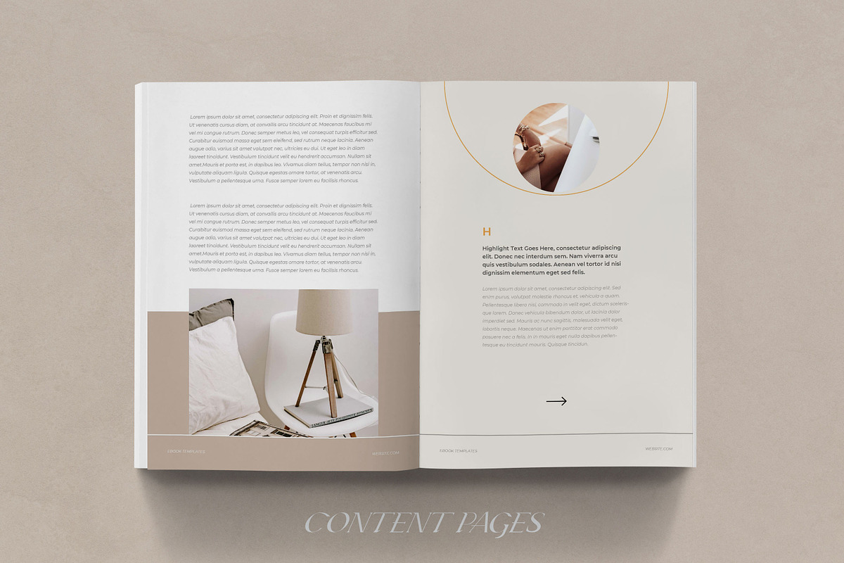 Aesthetic Ebook Templates CANVA, a Marketing Template by AndrewPixel (Photo 8 of 17)