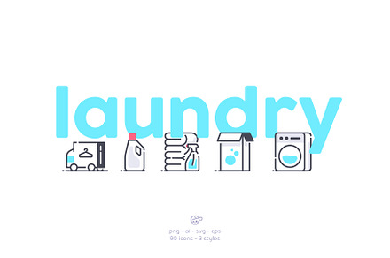 laundry 90 icons