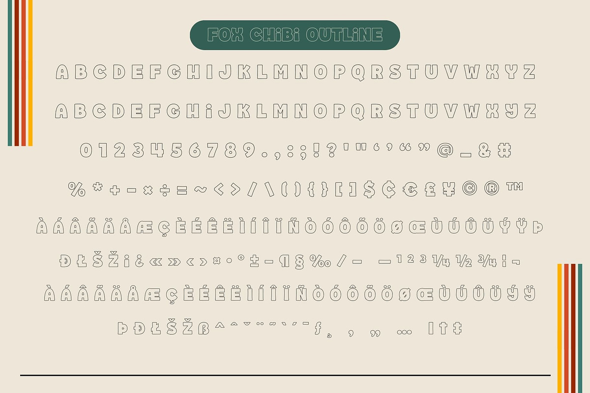 Fox Chibi: 4 Font Styles, a Handwritten Font by Fox7 By Rattana (Photo 12 of 13)