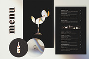 Bar Drinks Menu, a Flyer Template by BigWeek (Thumbnail 1 of 4)
