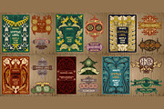 Label Art Nouveau - mega set, a Decorative Illustration by Stanislav Kharchevskyi (Thumbnail 7 of 12)