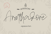 Armthadore, a Script Font by LetterStock (Thumbnail 1 of 6)