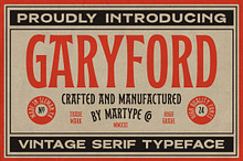 Garyford Vintage Display Font