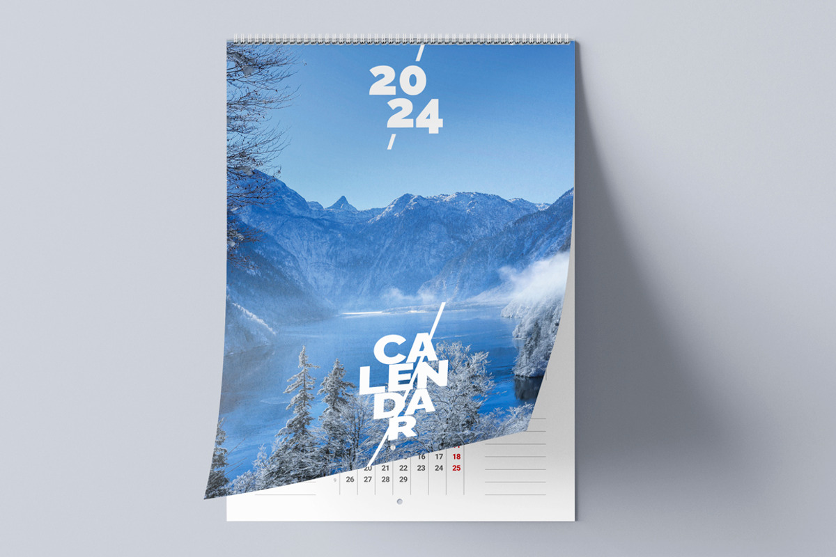 New Business Wall Calendar 2024, a Print Template by Simbos (Photo 1 of 5)
