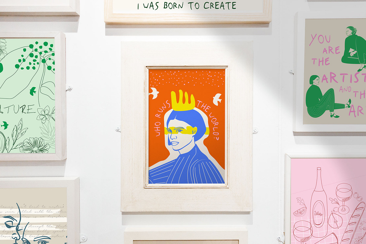 ART division posters & pattern, a Decorative Illustration by Mio Buono (Photo 3 of 14)