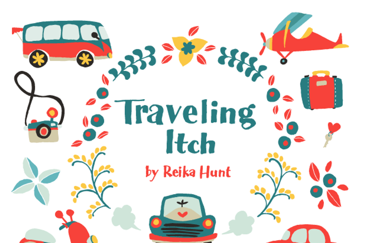 Traveling Itch - Clip Art Set, an Object Graphic by reika