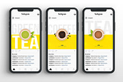 Coffee and Tea Social Media banners, a Social Media Template by Leo Edition (Thumbnail 2 of 5)