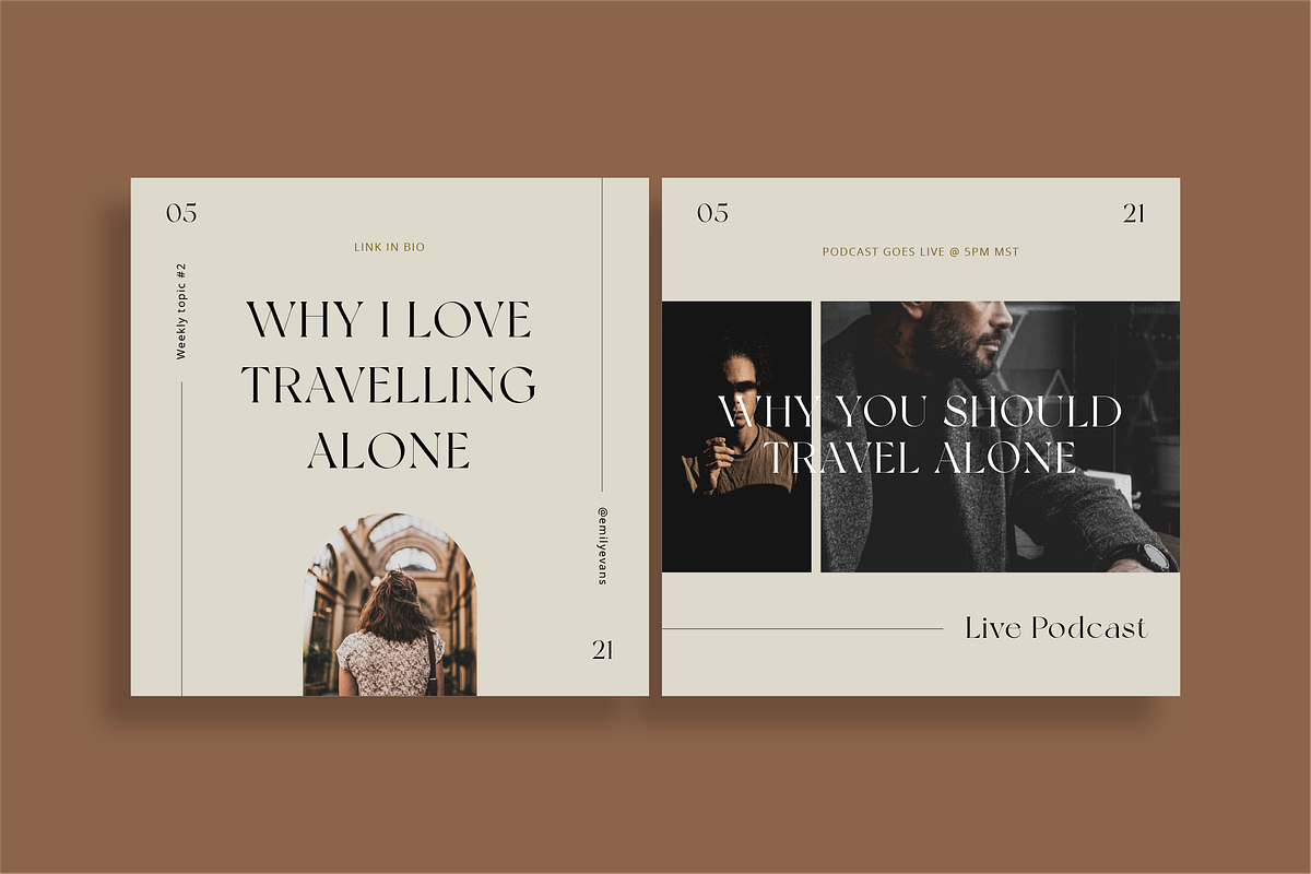 Paris - 35 Instagram Feed Posts, a Social Media Template by TheFisherCreative (Photo 7 of 12)