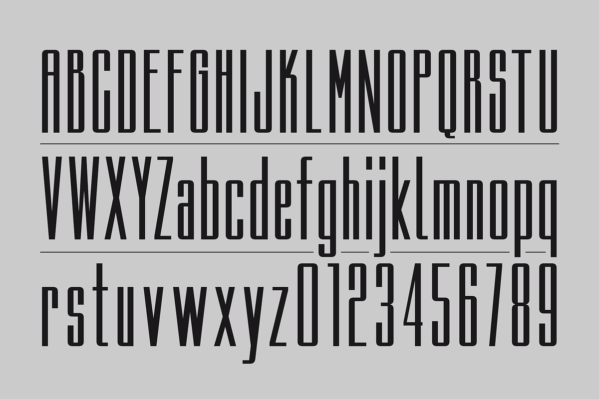 Clampdown - Ultra Condensed Sans, a Font by Indotype Foundry (Photo 8 of 10)