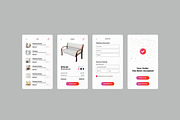 Interior Design Mobile App UI, an UI Kit Template by CreativeShaper (Thumbnail 3 of 3)