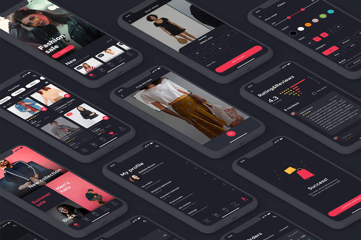 E-Commerce Mobile Application, an UI Kit Template by The G! Design (Photo 5 of 5)