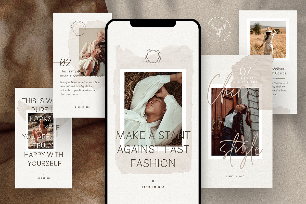 Canva Instagram Posts & Stories Pack, a Social Media Template by SilverStag Type Foundry (Photo 26 of 48)