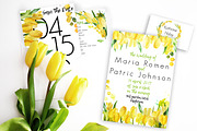 SpringTulips Pack!8psd of Invitation, an Invitation Template by holaholga (Thumbnail 3 of 3)