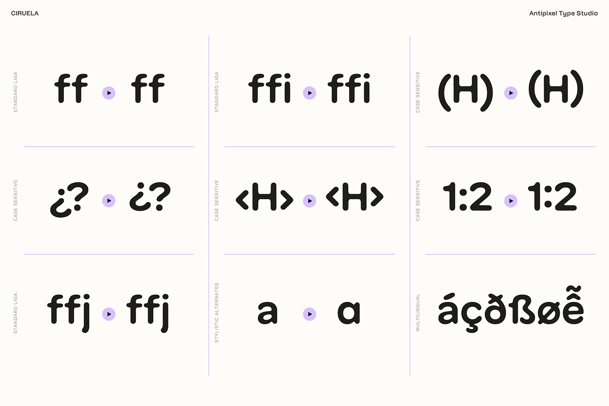 Ciruela | Chunky Round Display Sans, a Sans Serif Font by Antipixel Type Studio (Photo 15 of 19)