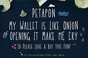 Petapon + BONUS, a Sans Serif Font by YandiDesigns (Thumbnail 2 of 3)