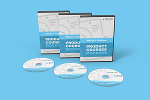 Product Courses Mockups - 10 Views