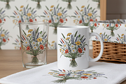 Wildflower Bouquet Botanical, a Person Illustration by Gfx_Store (Thumbnail 2 of 3)