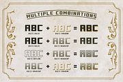 Soltz Vintage Layered Typeface, a Sans Serif Font by Von Type Co (Thumbnail 4 of 5)