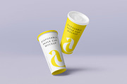 Disposable Paper Cup Mockup, a Product Mockup by MockupCraft (Thumbnail 1 of 4)