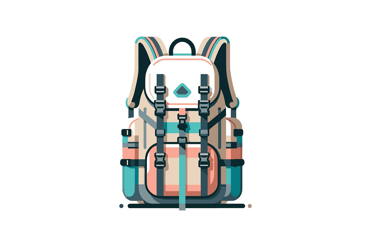 Adventure Hiking Bag Icons, an Object Graphic by yasushie (Photo 4 of 16)