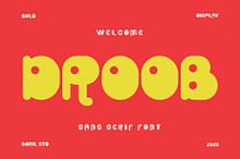DROOB - Display Font