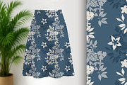 Blue Floral Seamless Repeat, a Pattern Graphic by Sharon Schwalbe (Thumbnail 4 of 4)